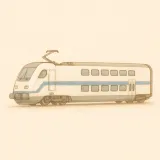 Illustrated flashcard — train