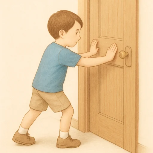 Illustrierte Lernkarte — Schließen