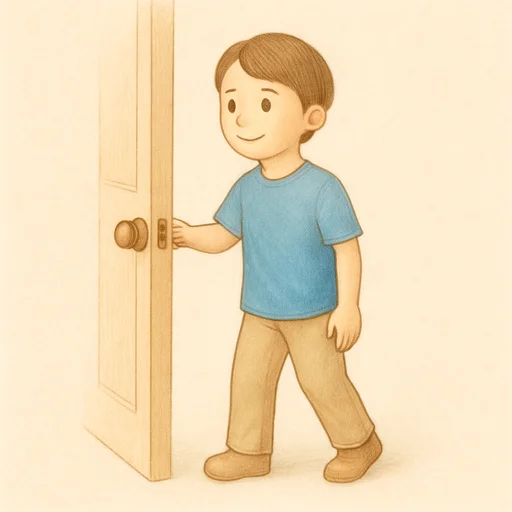 Illustrated flashcard — Öffnen