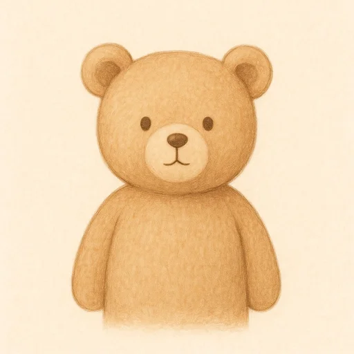 Illustrated flashcard — Bär