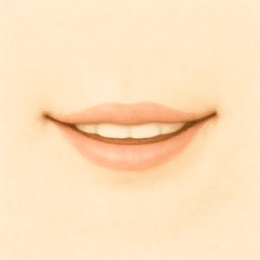 Illustrierte Lernkarte — Mund