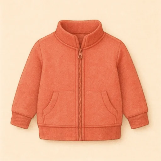 Illustrierte Lernkarte — Jacke