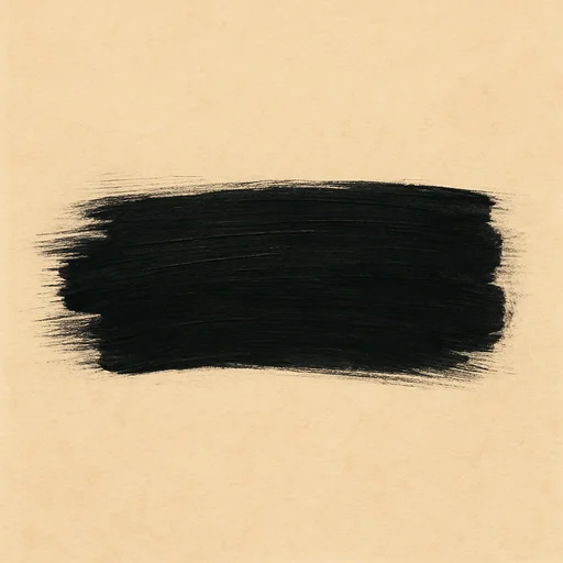 Illustrierte Lernkarte — Schwarz