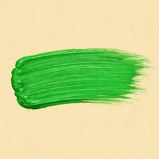 Illustrierte Lernkarte — Grün