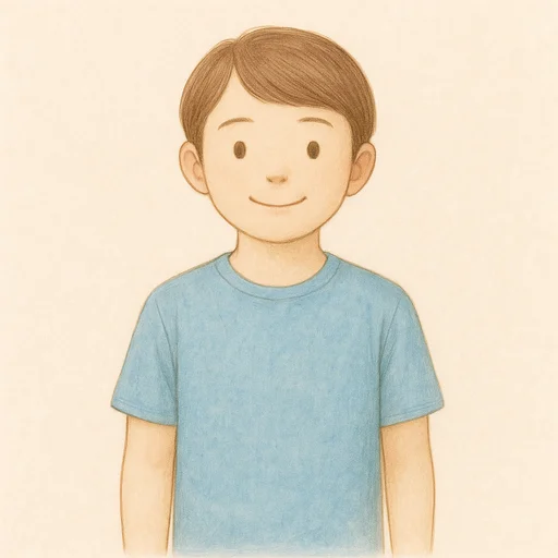 Illustrierte Lernkarte — Ruhig