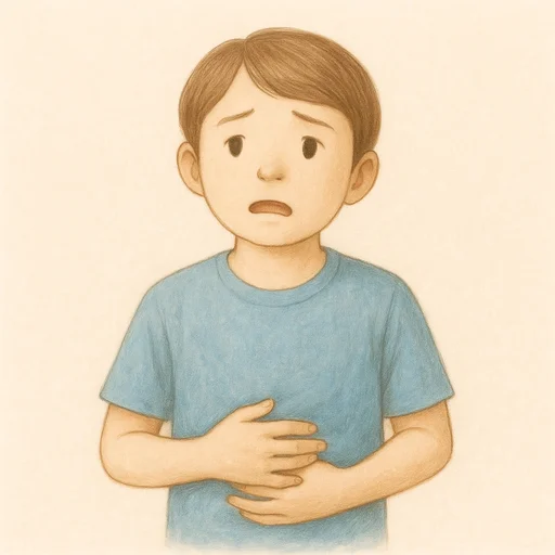 Illustrierte Lernkarte — Hungrig