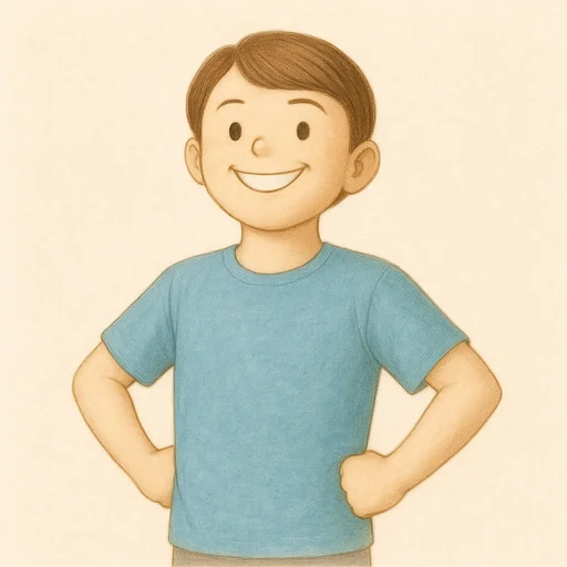 Illustrierte Lernkarte — Stolz