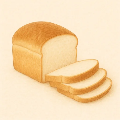 Illustrierte Lernkarte — Brot