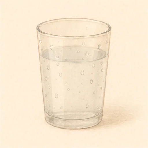 Illustrierte Lernkarte — Wasser