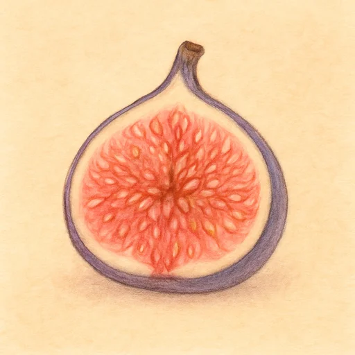 Illustrierte Lernkarte — Feige