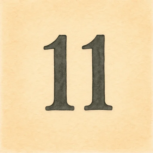 Illustrierte Lernkarte — Elf