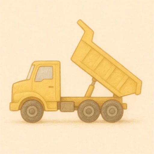 Illustrierte Lernkarte — Kipper