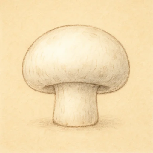 Illustrierte Lernkarte — Pilz