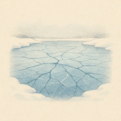 Illustrierte Lernkarte — Eis